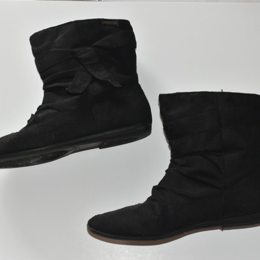 Rocket Dog women's boots black faux-suede US 7M